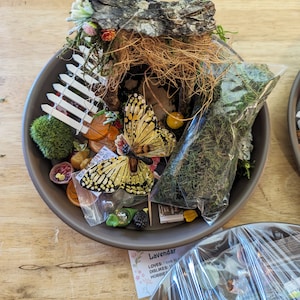 Fairy Garden Kit with Natural Woodland Fairy House and Fairy Garden Accessories for your own Fairy Garden, Make Your Own Fairy House