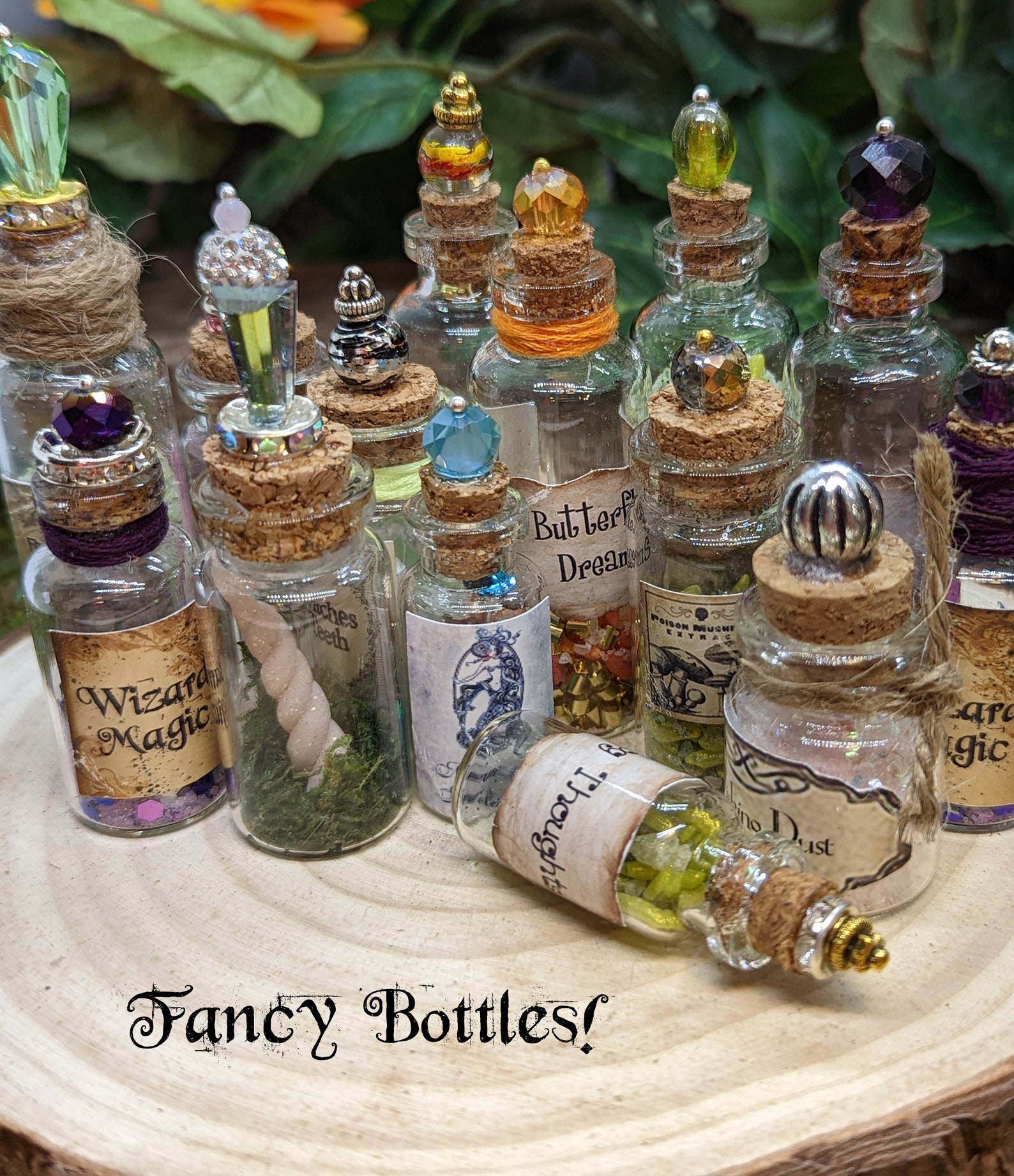 Miniature Fairy Potion Bottles: Magic Kit (3 or 5) - Etsy