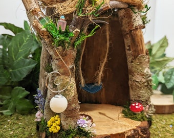 Fairy Garden House, Fairy House, Outdoor Fairy House, Terrarium House, Gnome House, Terrarium Kit, Miniature Fairy House, Fairy Garden Home