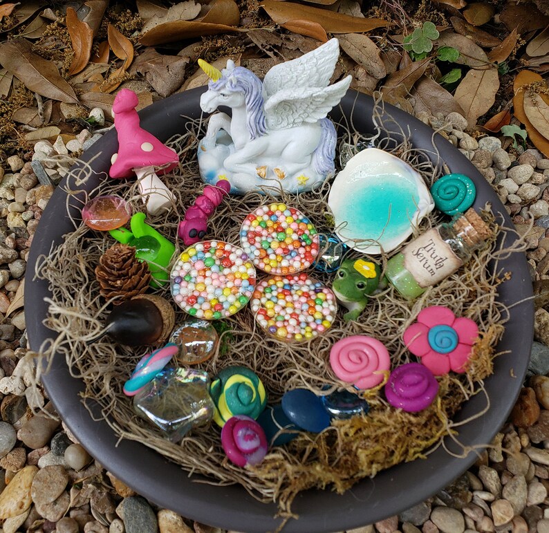 Unicorn Garden Kit for Kids Fairy Garden Kit Unicorn Kit Etsy