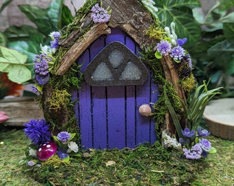 Fairy Garden Door, Gnome Door, Fairy Garden Accessory, Fairy Garden Kit, Terrarium Kit, Wooden Fairy Door, Fairy Door, Miniature Garden Door