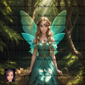 Custom Fairy Portrait Using Your Own Photo, Magical Fantasy Portrait, Personalized Fairy Portrait, Custom Fantasy Portrait