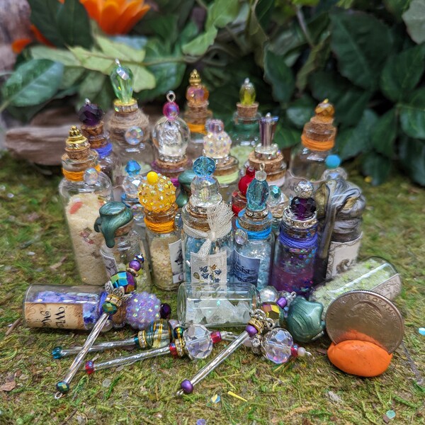 Mini Potion Bottles Etsy