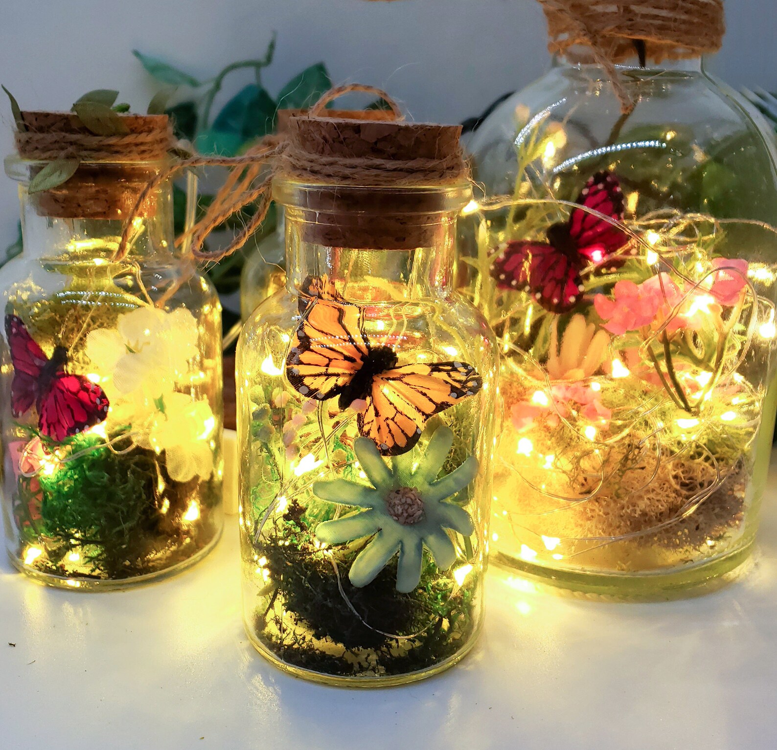 Flower Butterfly Fairy Light Fairy Night Light Fairy Lights Etsy UK