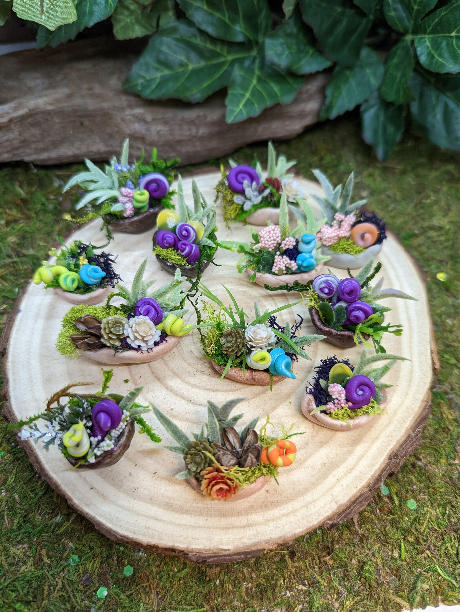 Fairy Garden Flower Bowl Fairy Garden Accessories Fairy Etsy