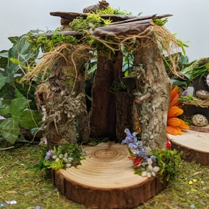 Fairy House, Fairy Natural House, Outdoor Fairy House, Fairy Woodland House, Handmade Fairy House, Miniature Fairy House, Fairy Garden Home