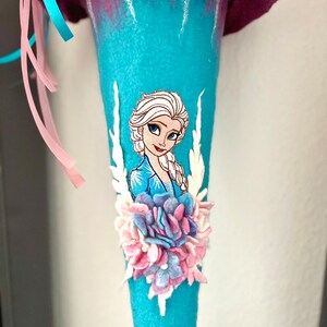 Schultüte Elsa, Zuckertüte Ice Queen, Filztüte