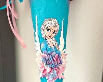 Schultüte Elsa, Zuckertüte Ice Queen, Filztüte