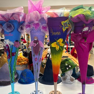 Mermaid Schultüte, Wool Felt German First Day of School Cone (90cm) image 7