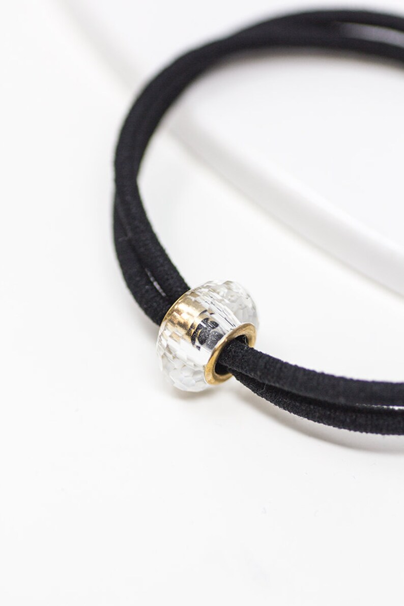 Charm Hair Elastics Hair Tie Bracelet Hair Ties Hair Etsy