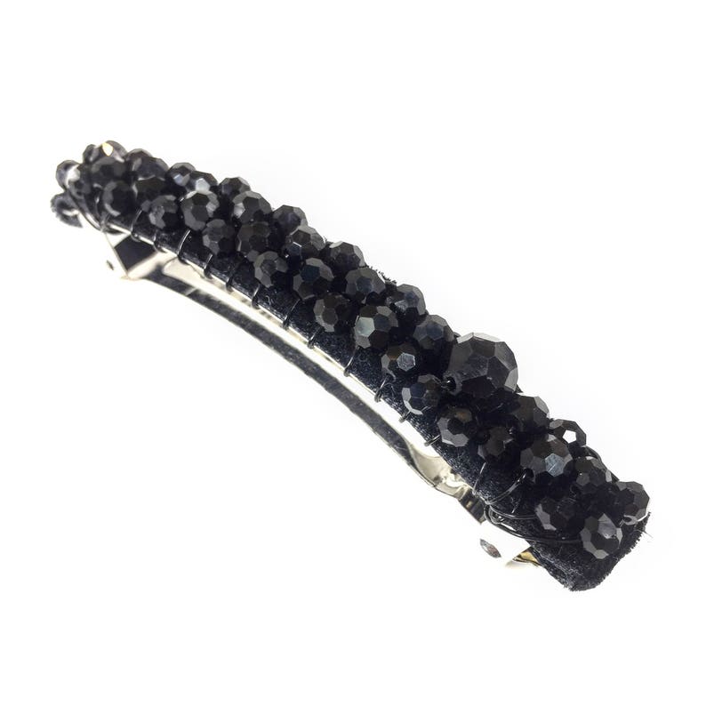 black hair slides