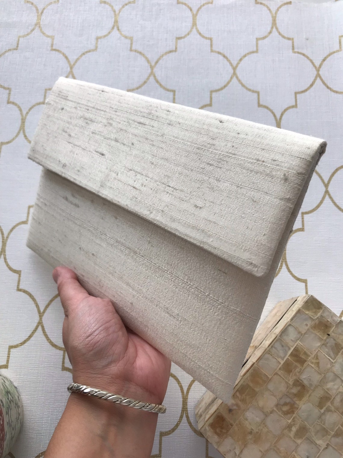 Ivory Clutch Bag Ivory Silk Clutch Bag Silk Clutch Bridal Etsy
