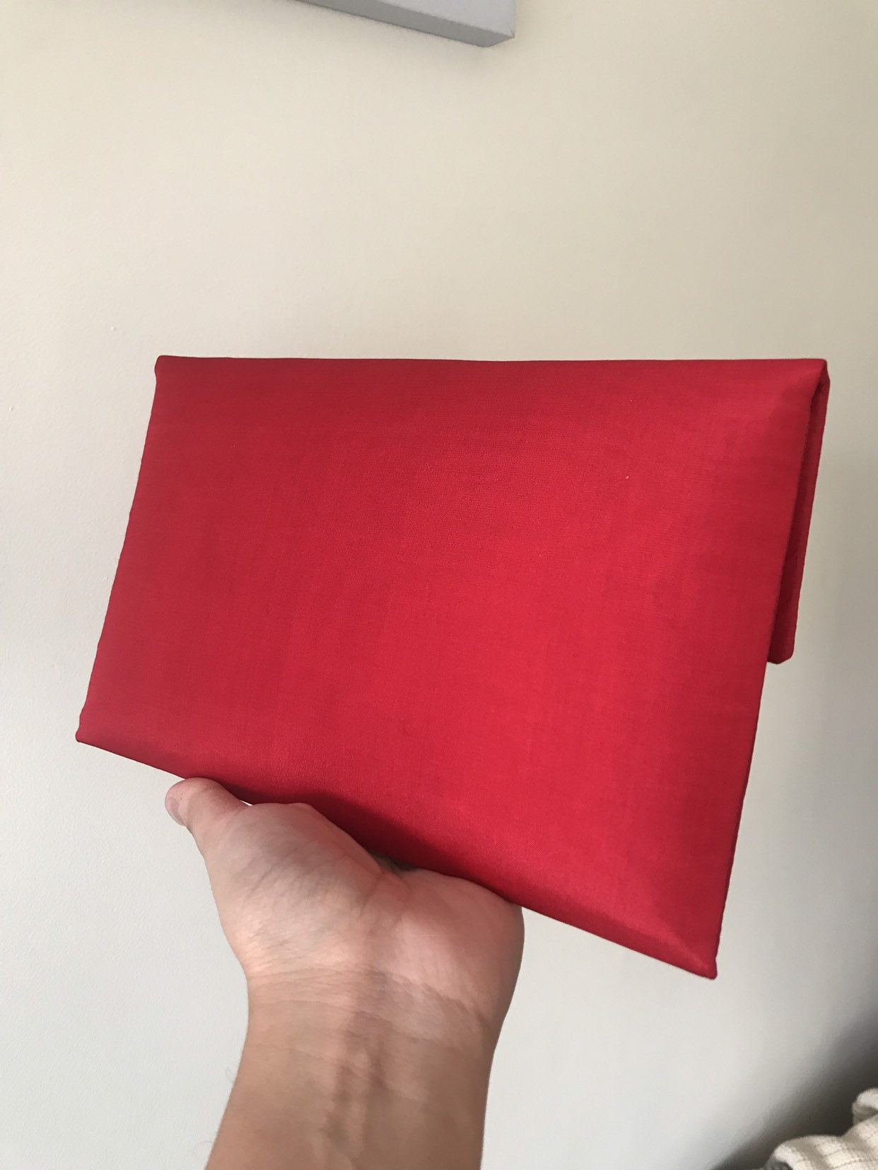 Red Clutch Bag With Gold Trim Wedding Clutch Bridal Bag Etsy