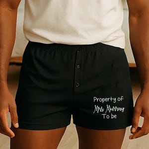 Property of "Name" To Be Novelty Boxer Shorts