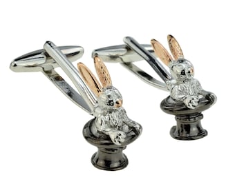 Harry Houdini Magician Stamp Cufflinks