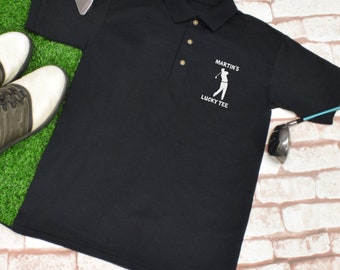 Details about   Golf Embroidered Personalised Polo Shirts Gift Unisex Events Fathers Day Mothers