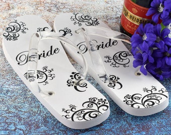 Special Dancing Flip Flops For the Bride