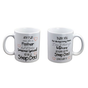 Personalised Sentimental Step Dad Fathers Mug