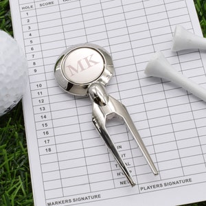 Personalisiert mit Initialen Golfers Golf Tool | Tolles Geschenk zum Vatertag