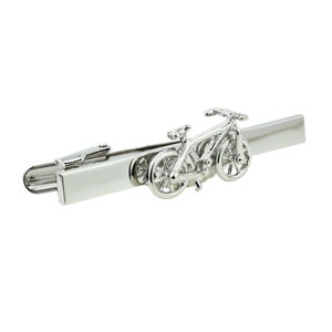 Mountain Bike Cycle Tie Clip in personalised box