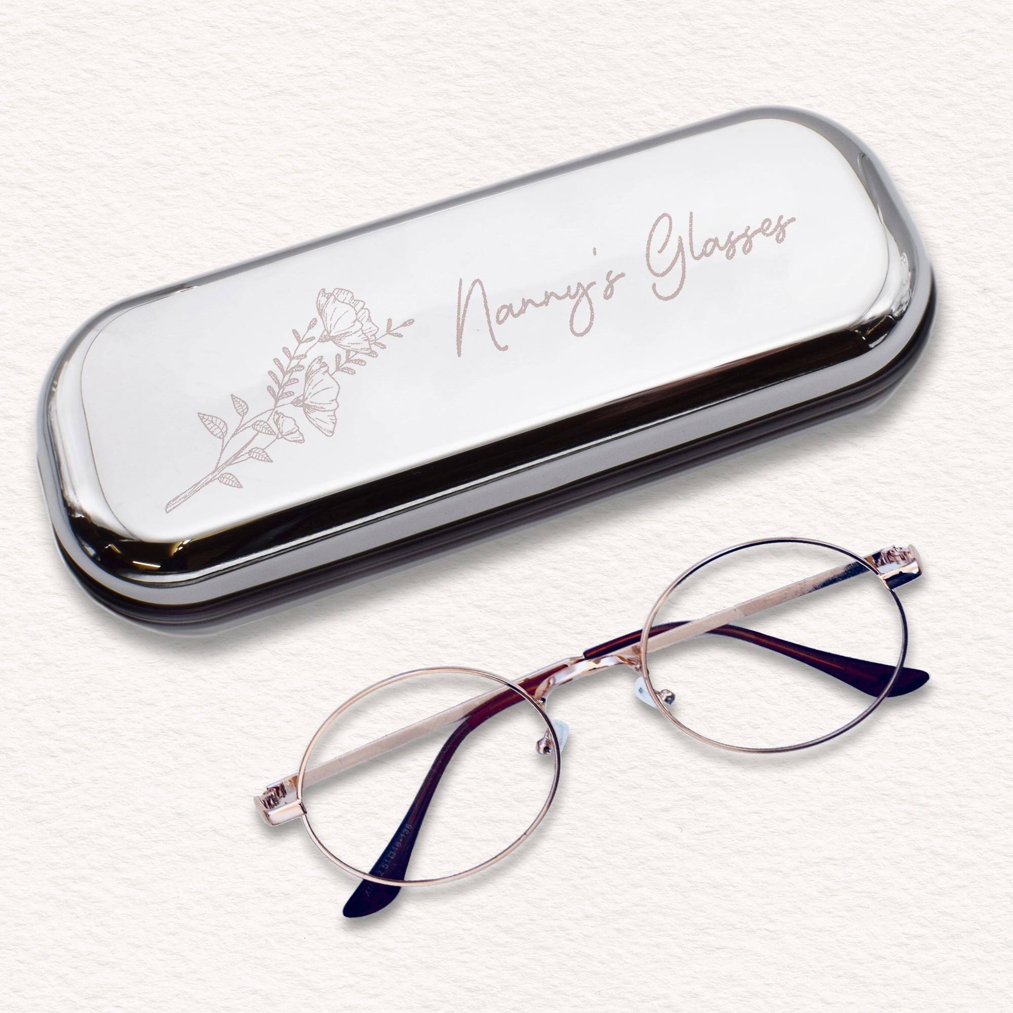 Silver Glasses Case - Etsy display picture 1