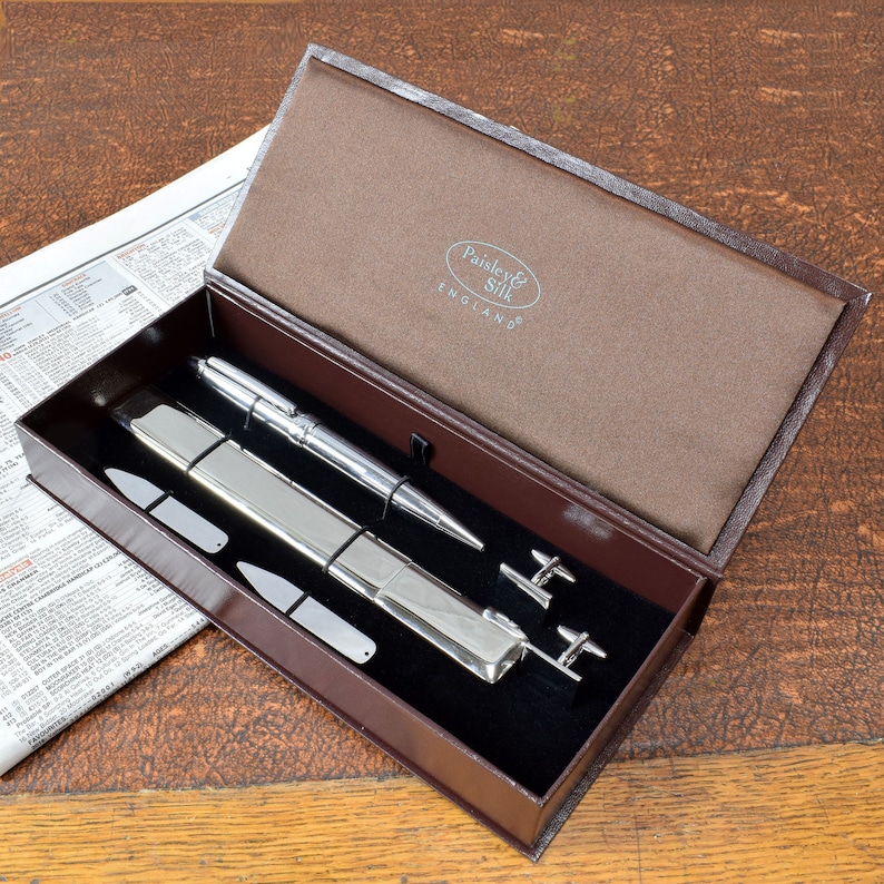 Personalised Executive Desk Gift Set Etsy