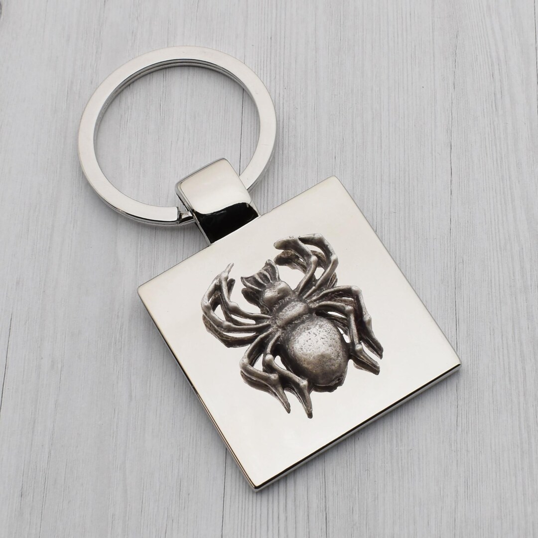 Beautiful Pewter Spider Design With Special Personalised Engraved ...