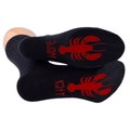 Personalised with names Lobster Unisex Black Socks UK Size 5-12 - X6N1205