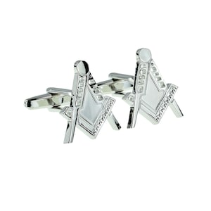 Masonic Regalia Cufflinks - No G in Personalised Cufflink Box