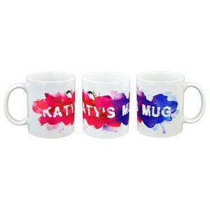 Fun Personalised Paint Splatter Mug