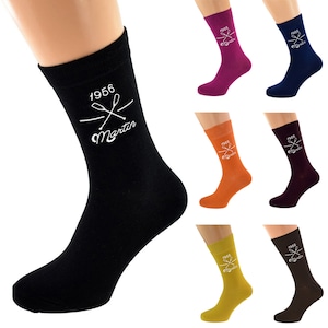 Personalised Crossed Paddles Design Men&#39;s socks 5.5-12