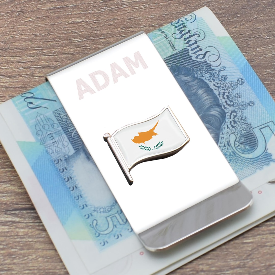 Cyprus Jewelry - Etsy Cyprus Flag Pendant Money Clip display picture 1