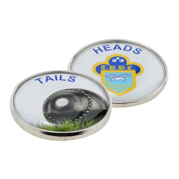 Personalised Photo or Engraved Medallion / Flipping / Toss Coin Suitable supplied in a Black Velvetine Pouch