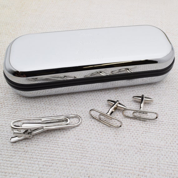 Binder clip cufflinks discount