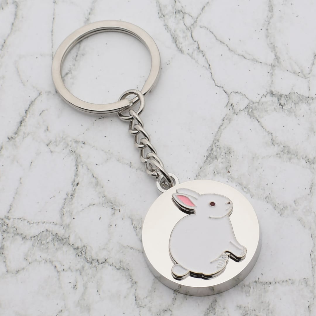Beautiful White Rabbit Design With Special Personalised Engraved ...