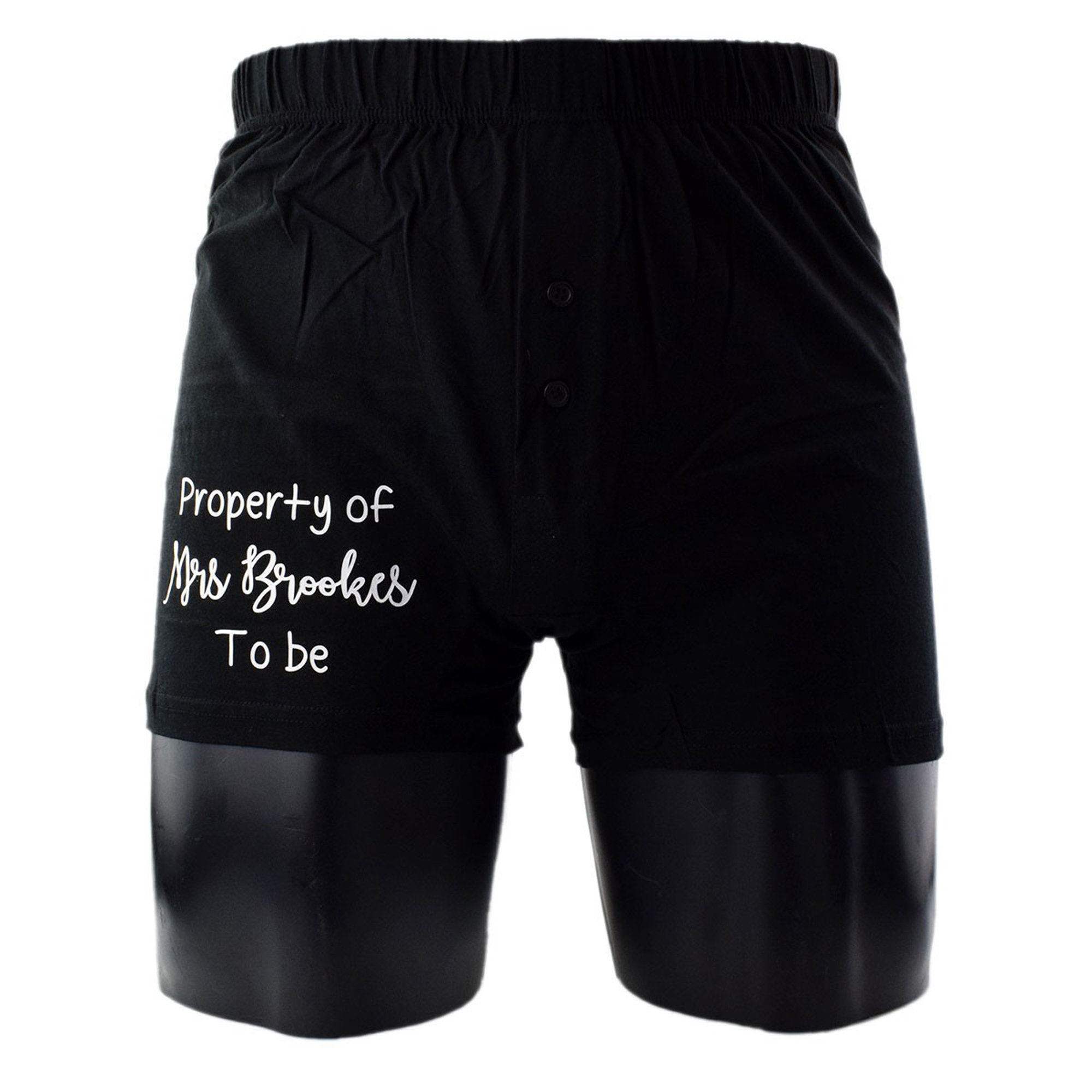 Image of Property Of "Name" To Be Novelty Boxer Shorts