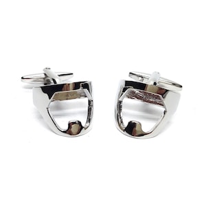 Beer Bottle Opener Cufflinks in Personalised Cufflink Box