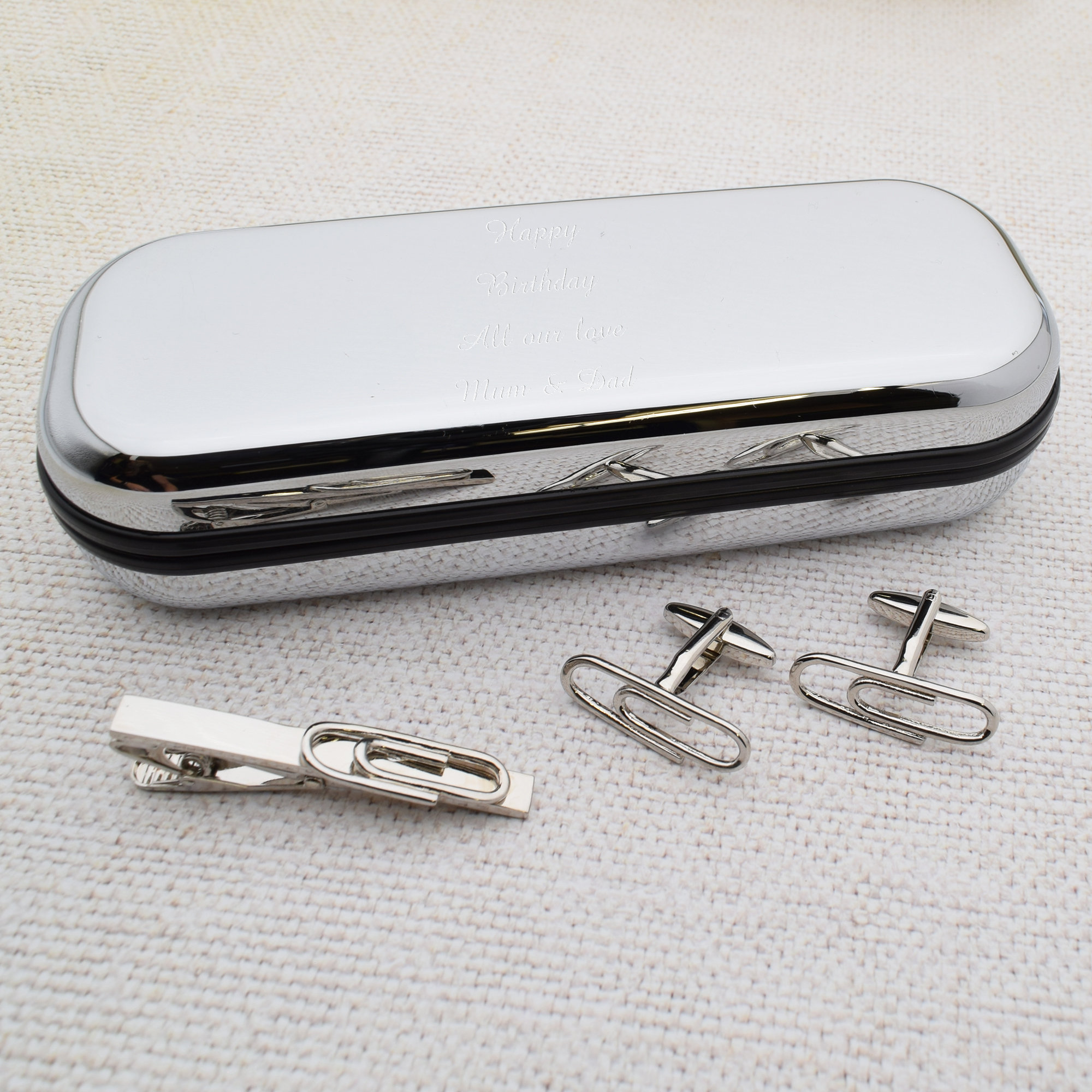 Binder best sale clip cufflinks