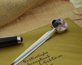 Personalised with your own photo Letter Opener in gift box