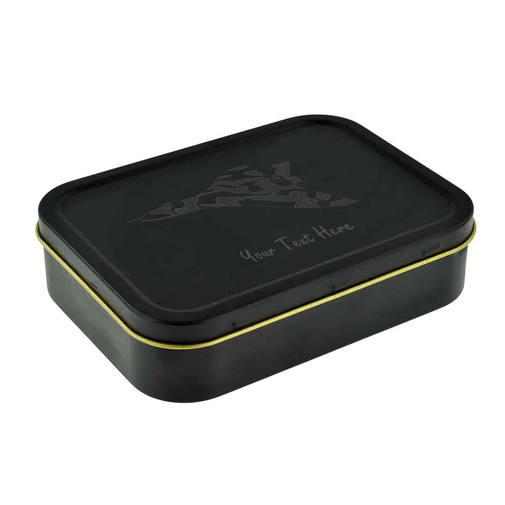 2oz hinged tobacco tin 2oz Tobacco Tin