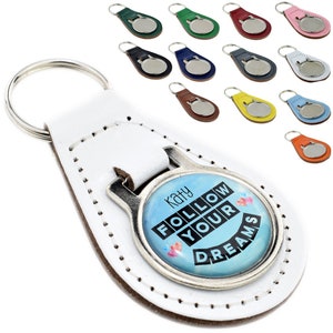 Nome personalizzato Segui i tuoi sogni Keyring