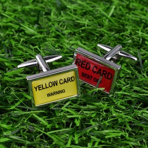 Tarjetas Rojas y Amarillas Árbitros Gemelos Deportivos Gemelos de Diseño en Caja para Gemelos Personalizada