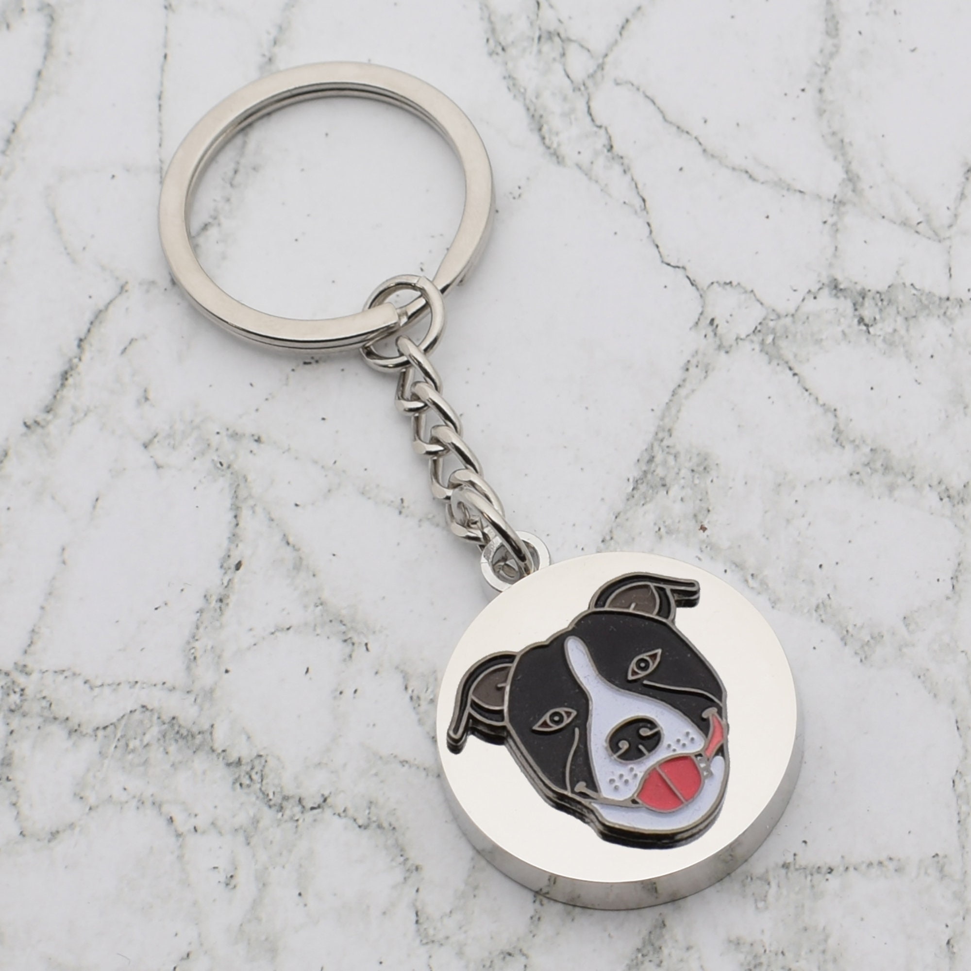 Staffy keyring 2025
