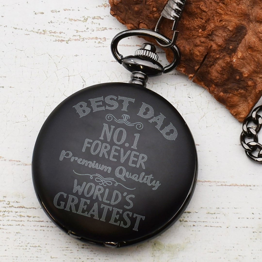Keychain Best Quality Pocket Watch The Greatest Dad Pocket