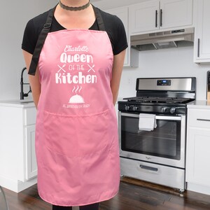 Personalised Queen of the Kitchen Apron XAPN001