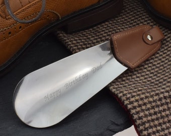 Engravable Silver Shoe Horn Great Gentleman's gift!