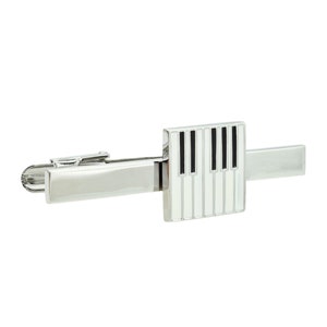 Piano Keyboard Music Tie Clip in personalised box