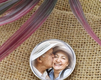 Those We Love Sentimental Quote | Personalised With Photo | Memorial Pocket Keepsake coin supplied in a gift box