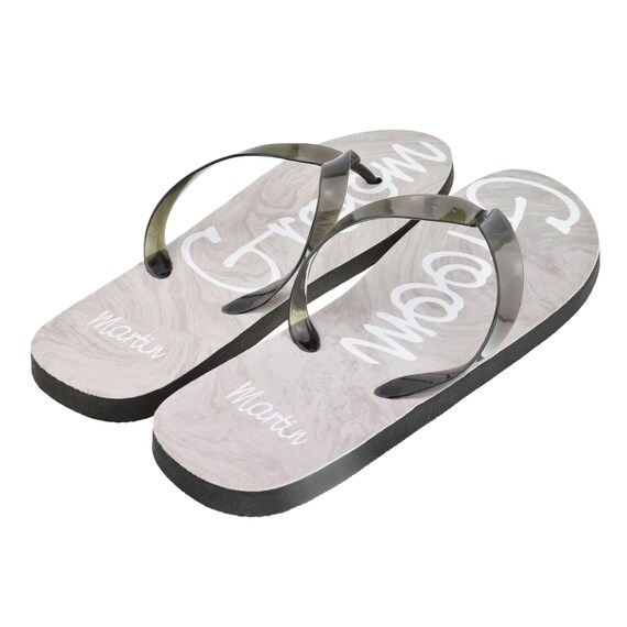Groom flip flops sale