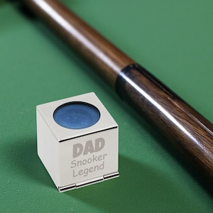 Dad Snooker Legend Pool Biljard Krithållare & Krita